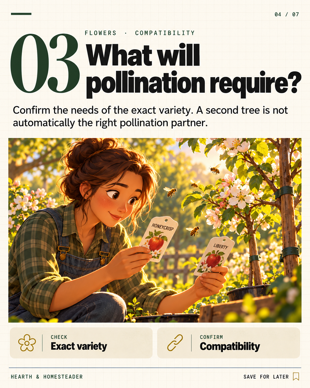 3. What will pollination require?