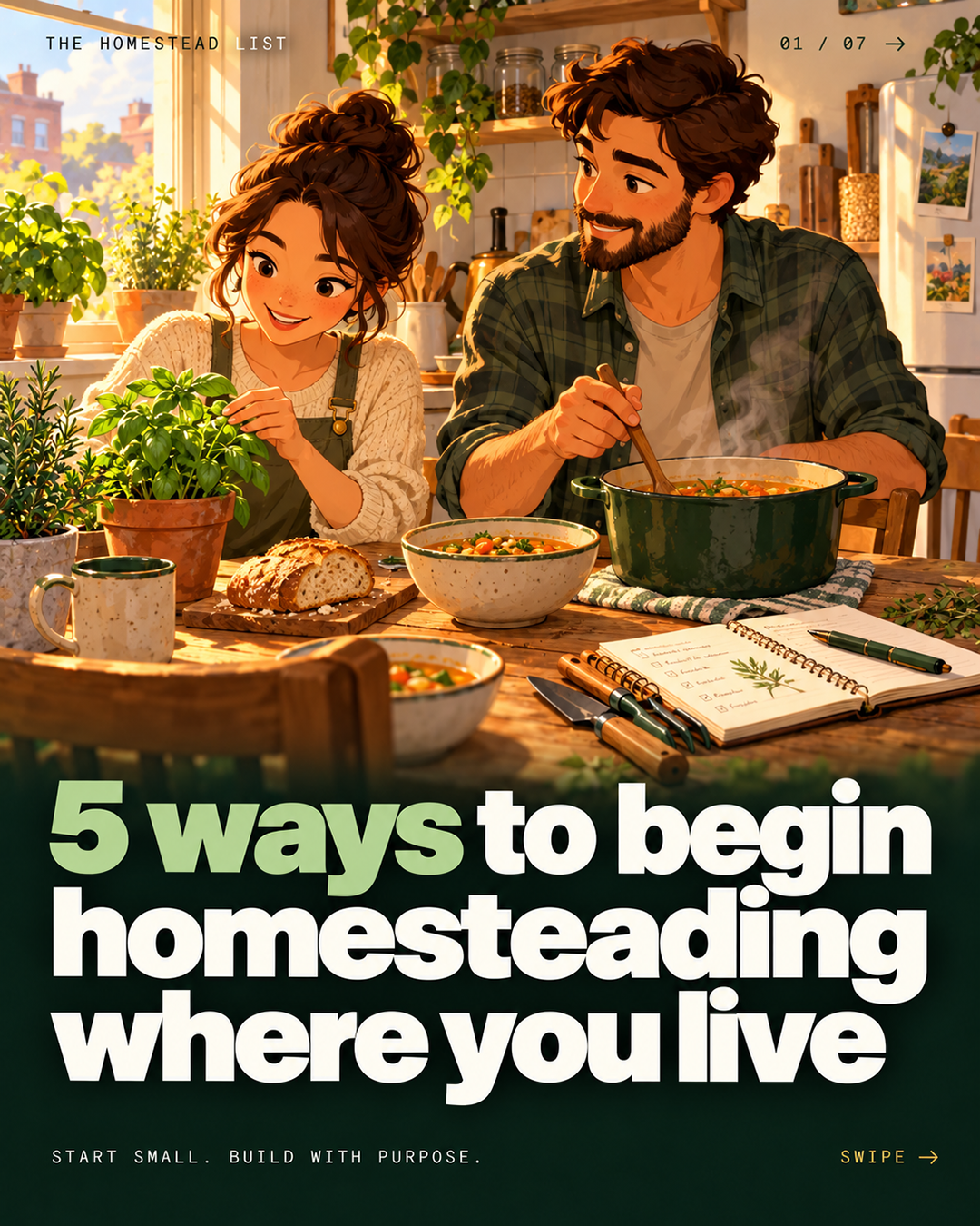 5 Ways to Begin Homesteading Where You Live