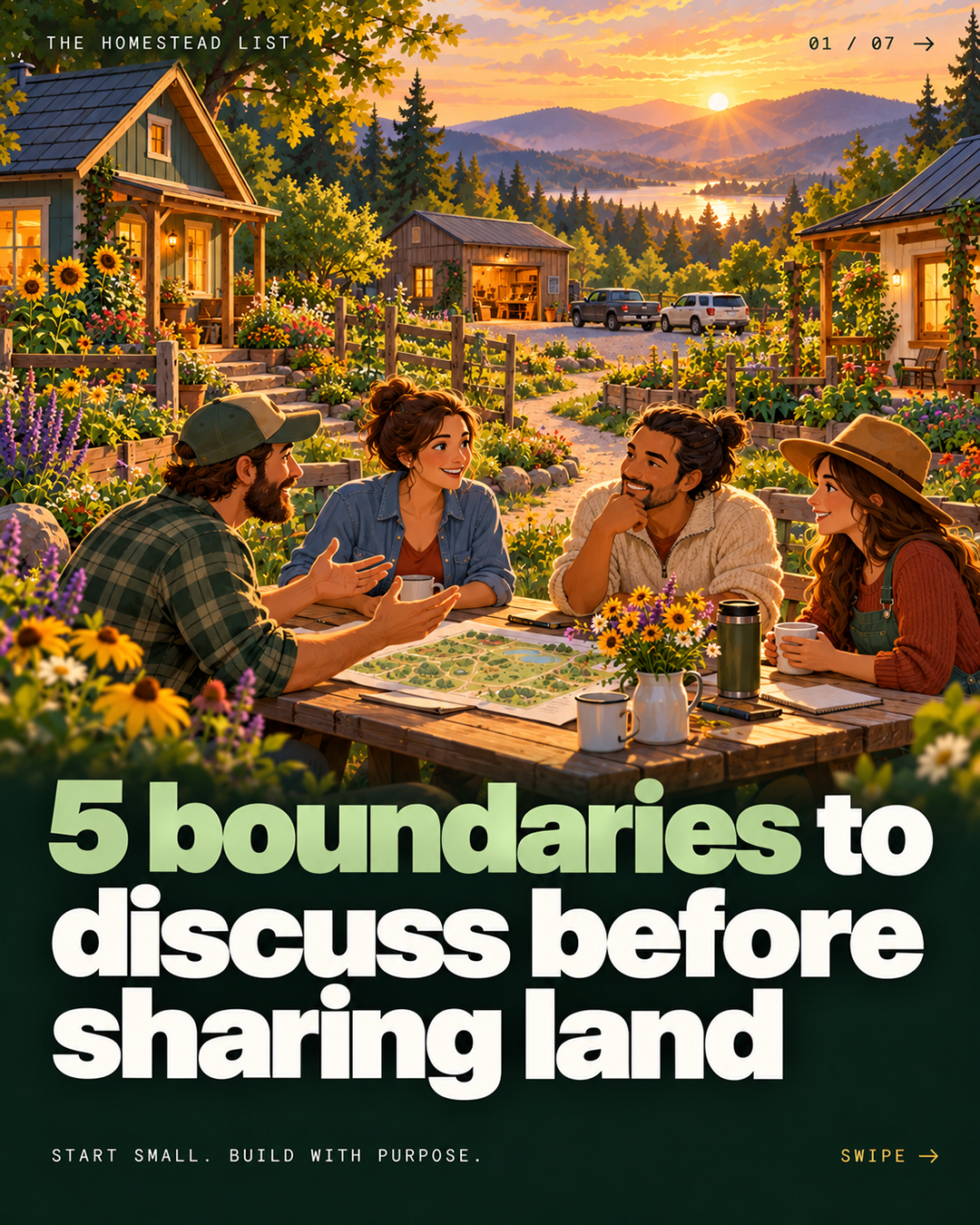 5 Boundaries to Discuss Before Sharing Land