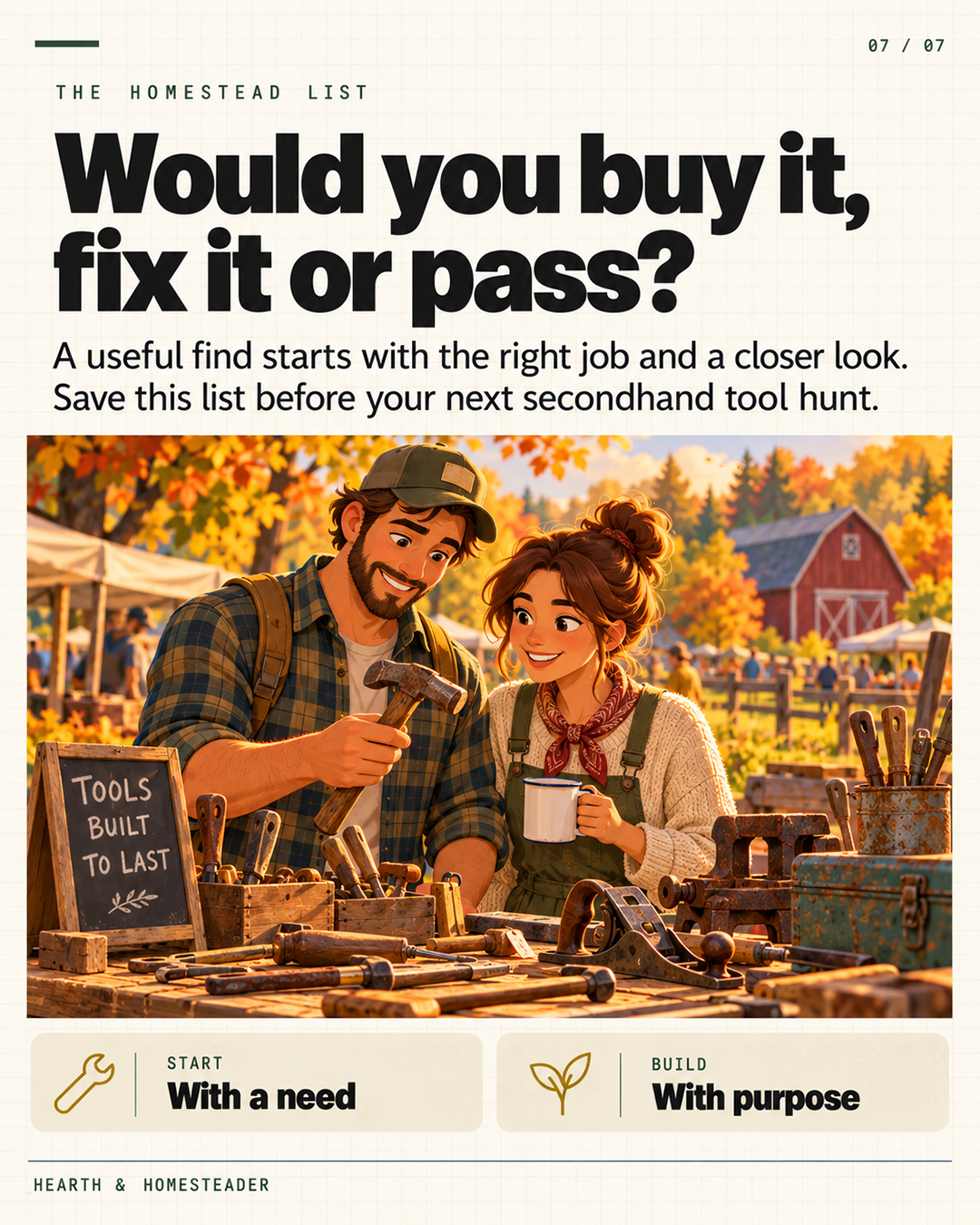 5 Checks Before Buying Used Garden Tools — closing question