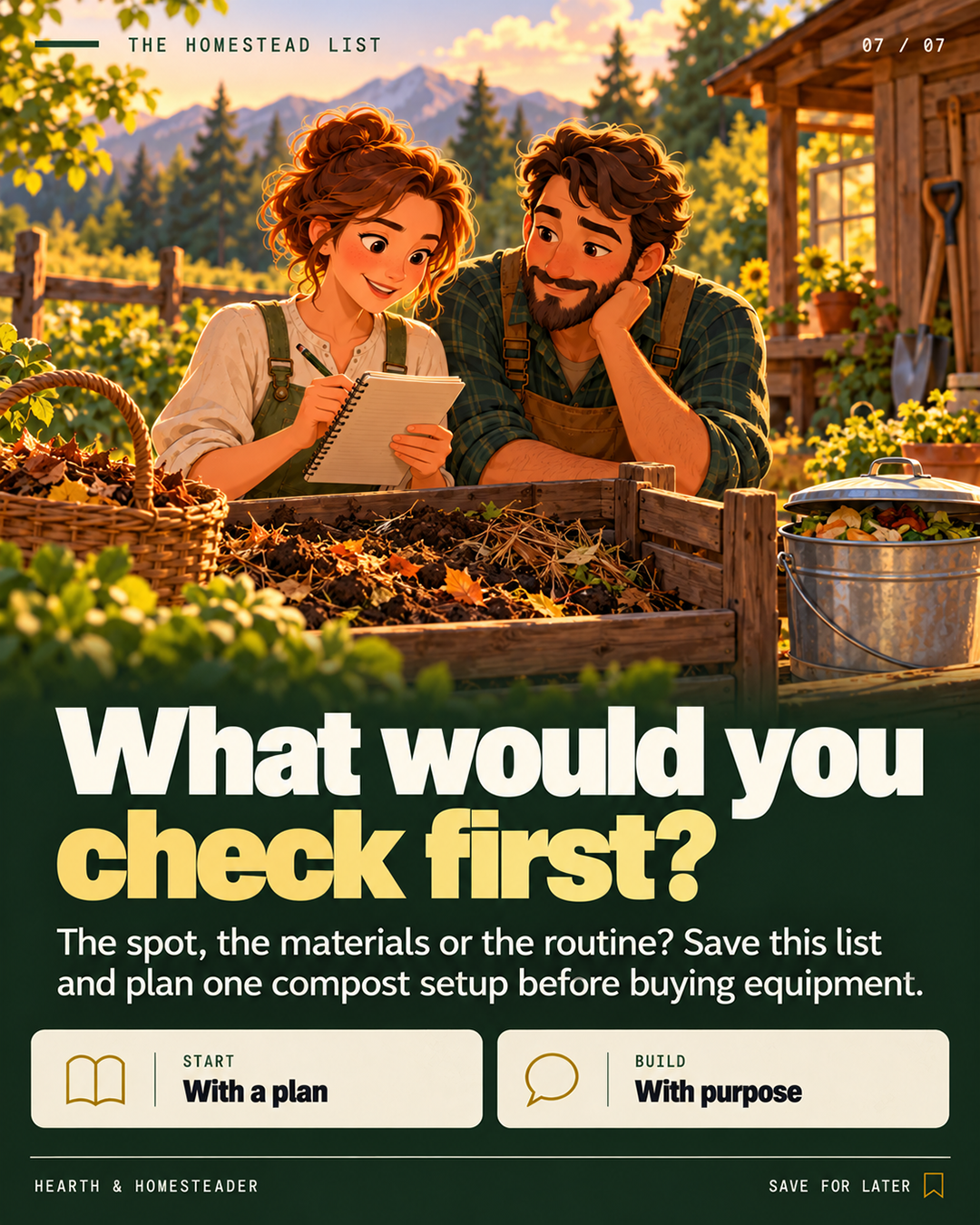 5 Checks Before Starting Your First Compost Pile — closing question