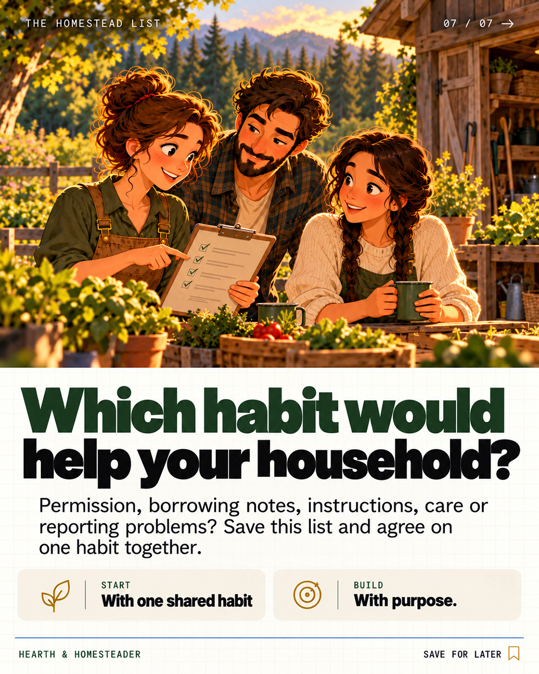 5 Habits That Make Shared Homestead Tools Work — closing question