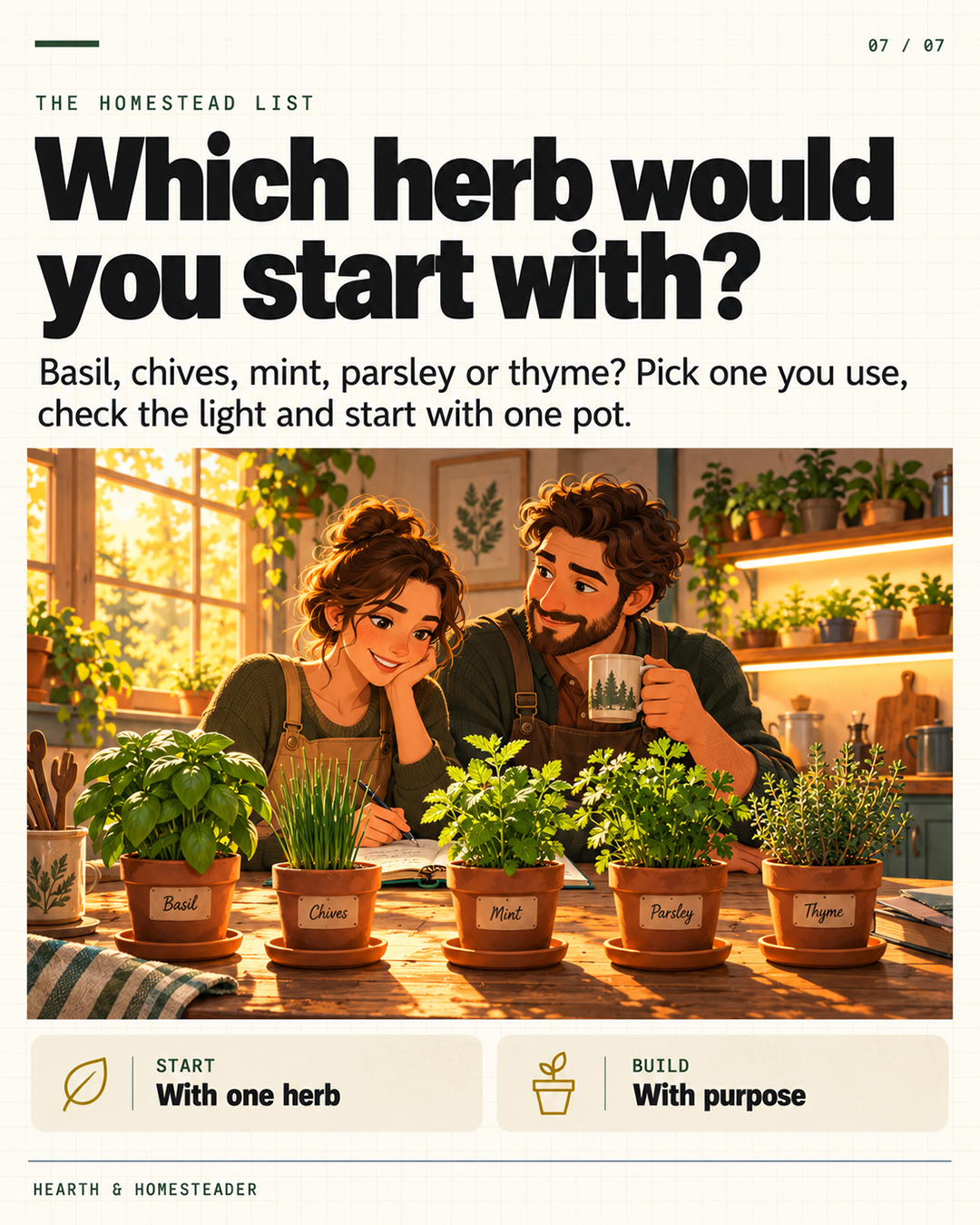 5 Herbs to Try Growing Indoors — closing question