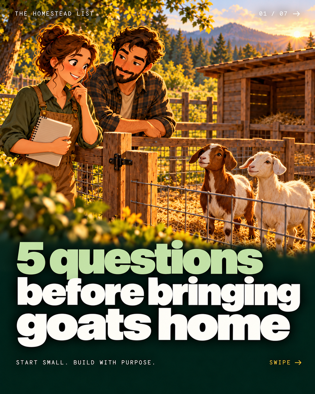 5 Questions Before Bringing Goats Home