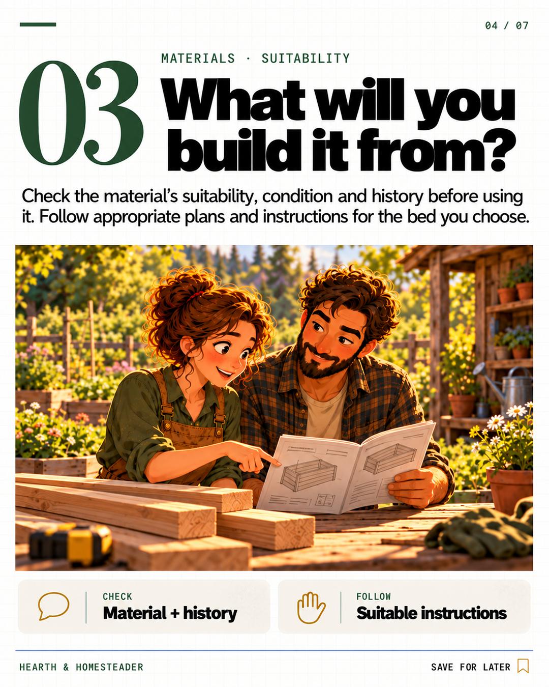 3. What will you build it from?