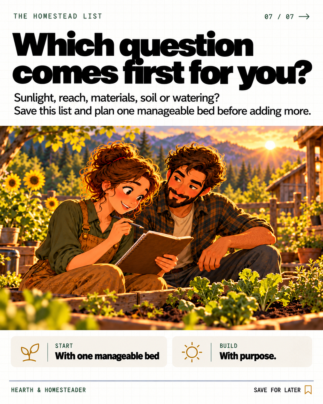 5 Questions Before Building Your First Raised Bed — closing question