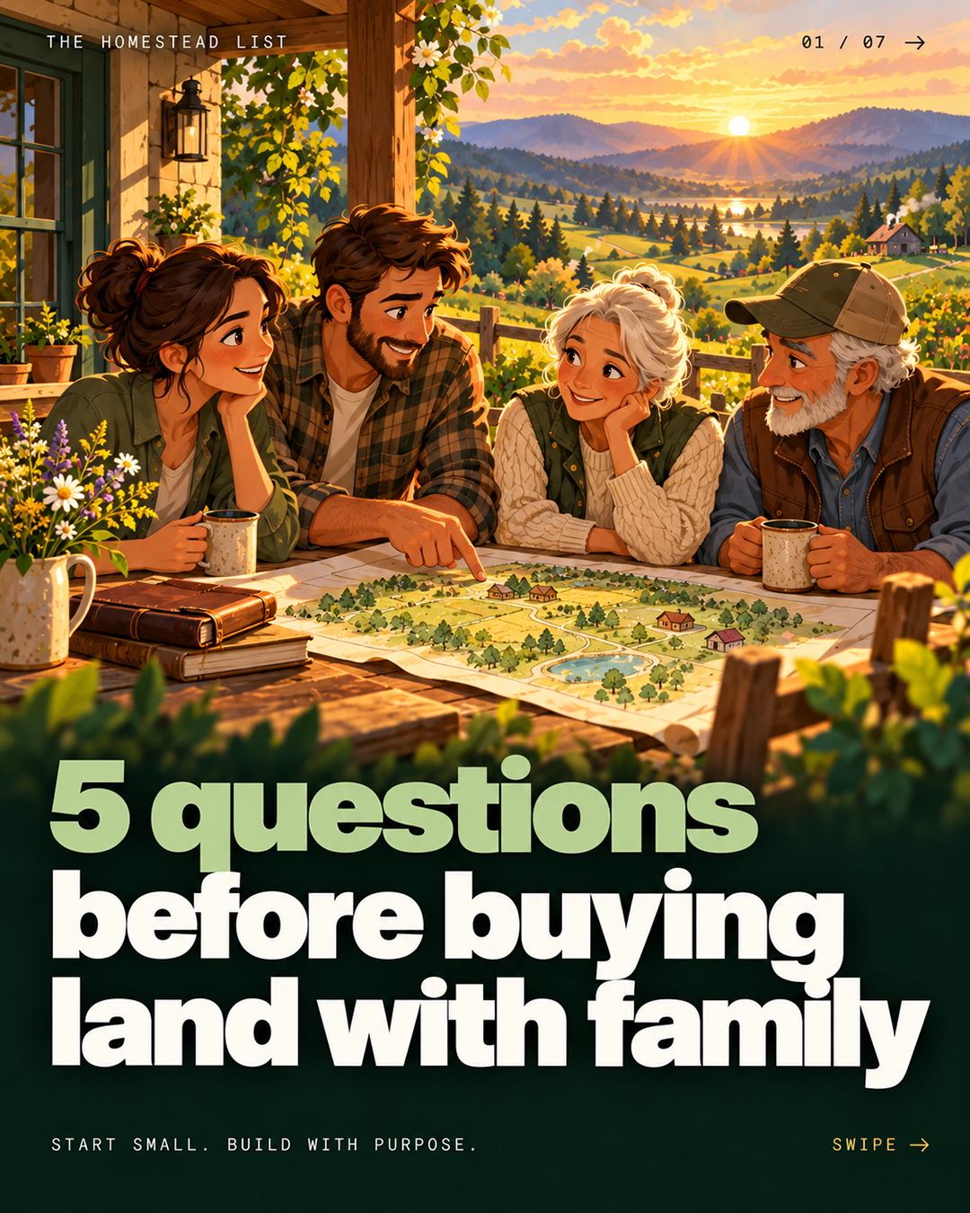 5 Questions Before Buying Land With Family