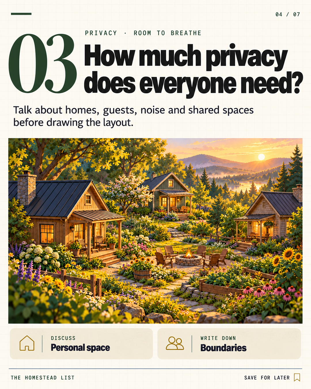 3. How much privacy does everyone need?