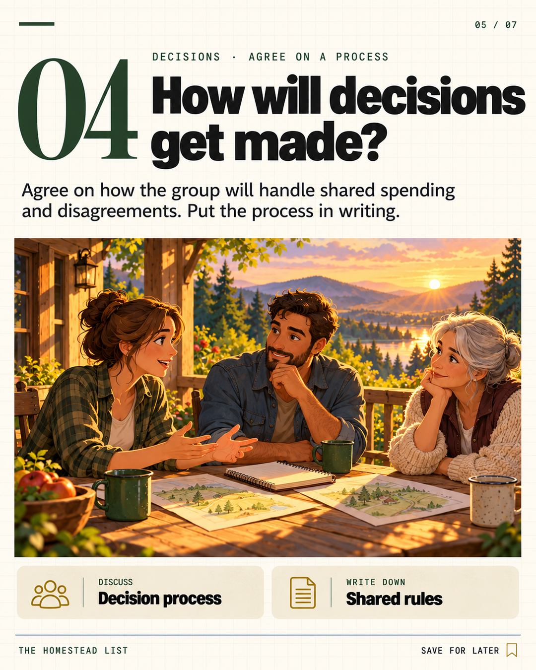 4. How will decisions get made?