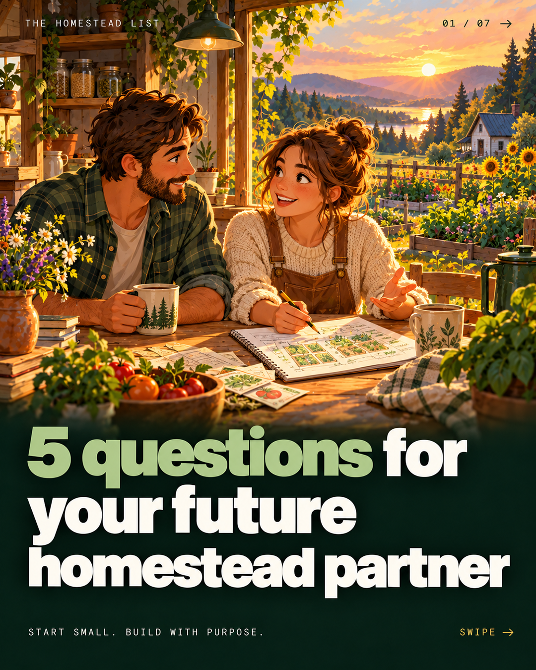5 Questions for Your Future Homestead Partner