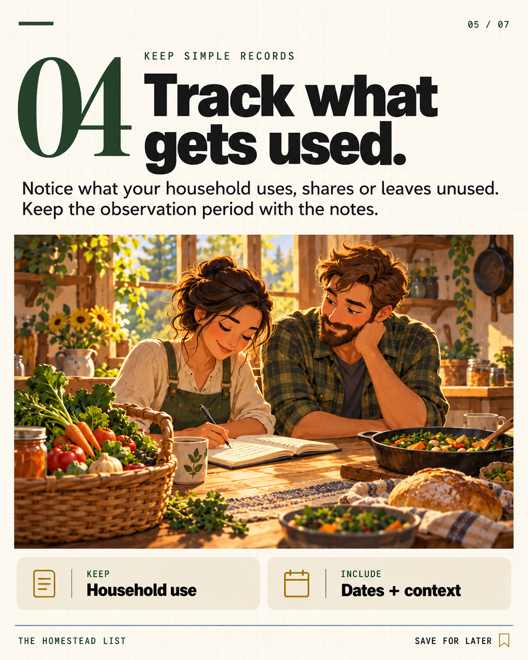 4. Track what gets used.