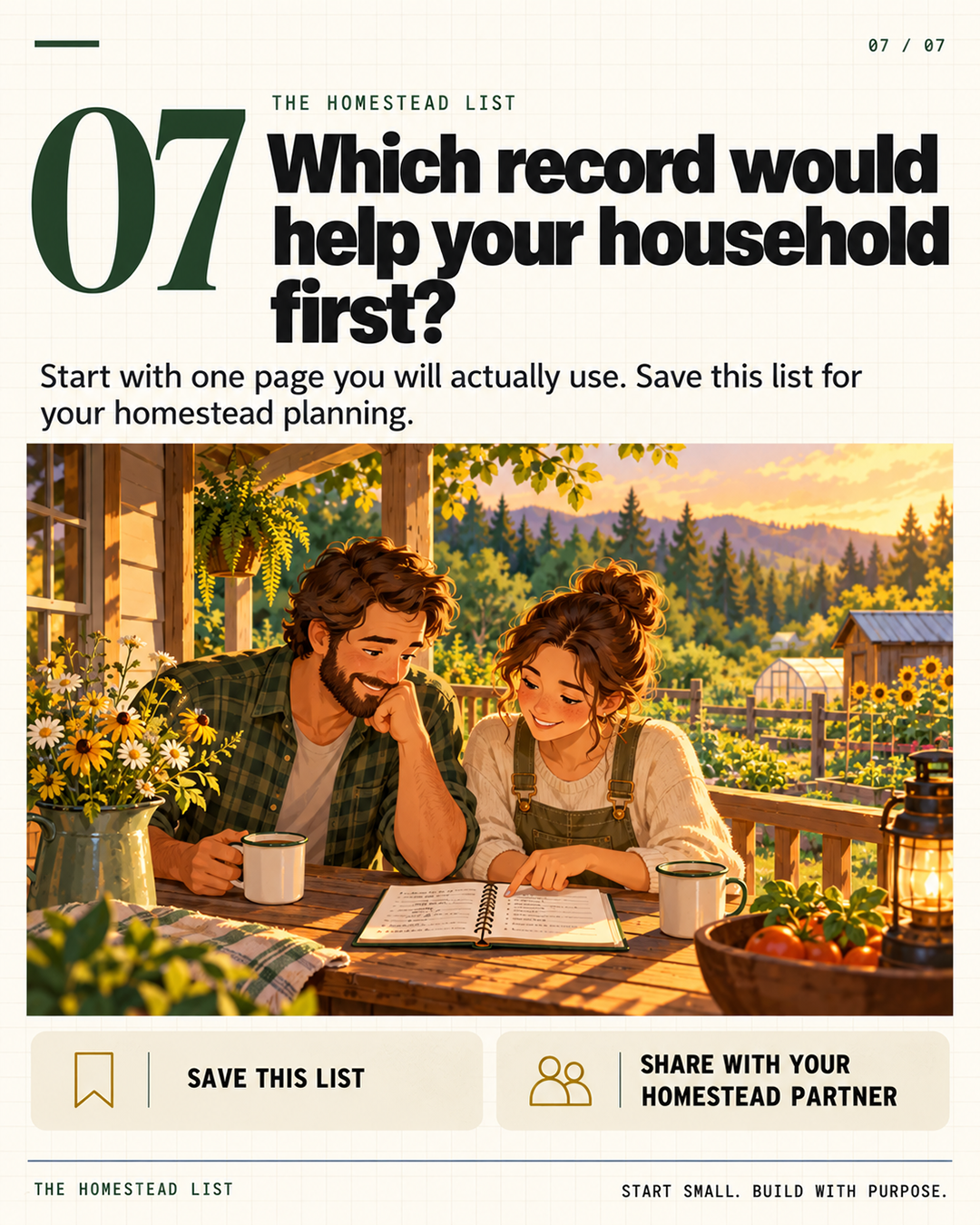 5 Records to Keep From Day One on Your Homestead — closing question