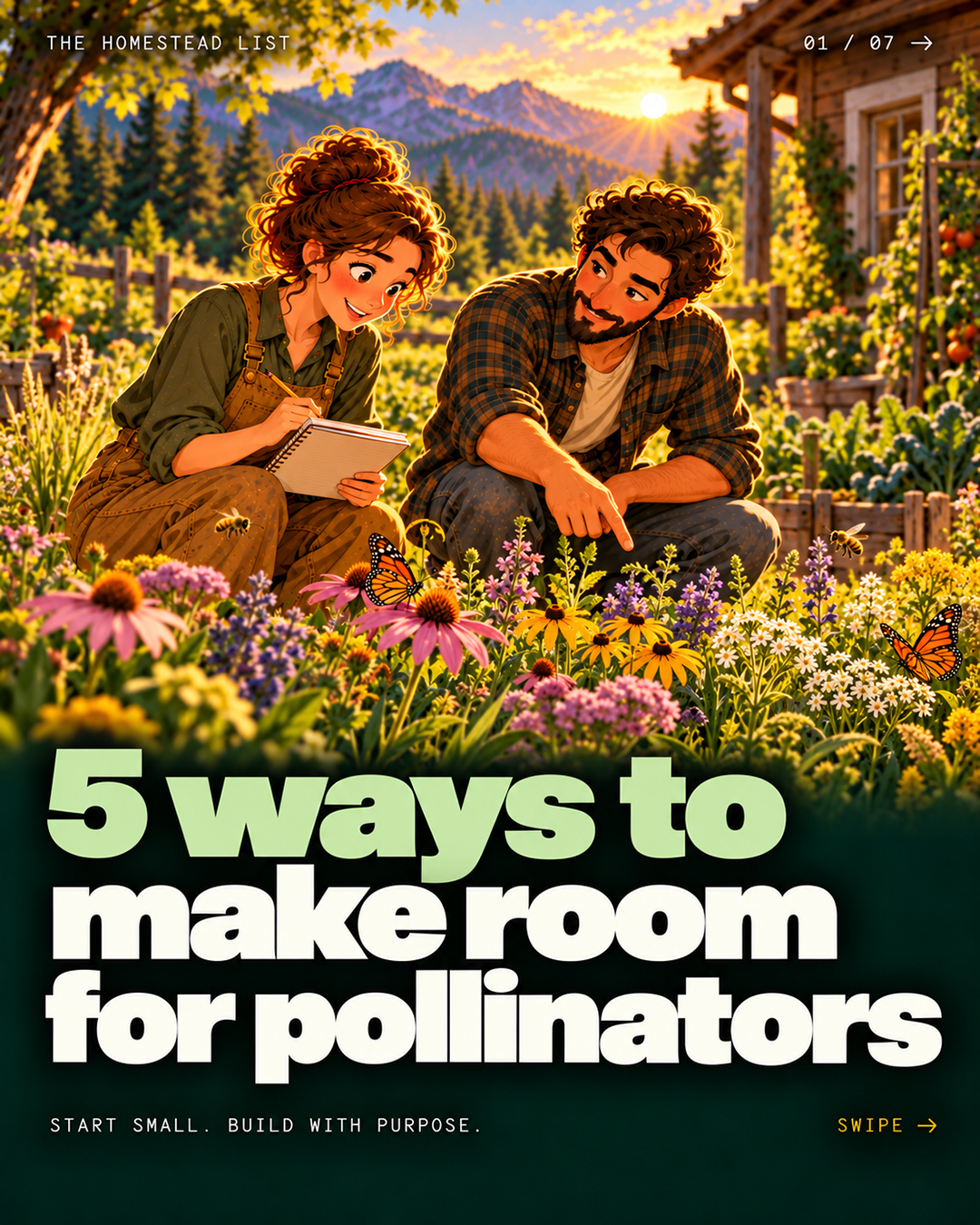 5 Ways to Make Room for Pollinators