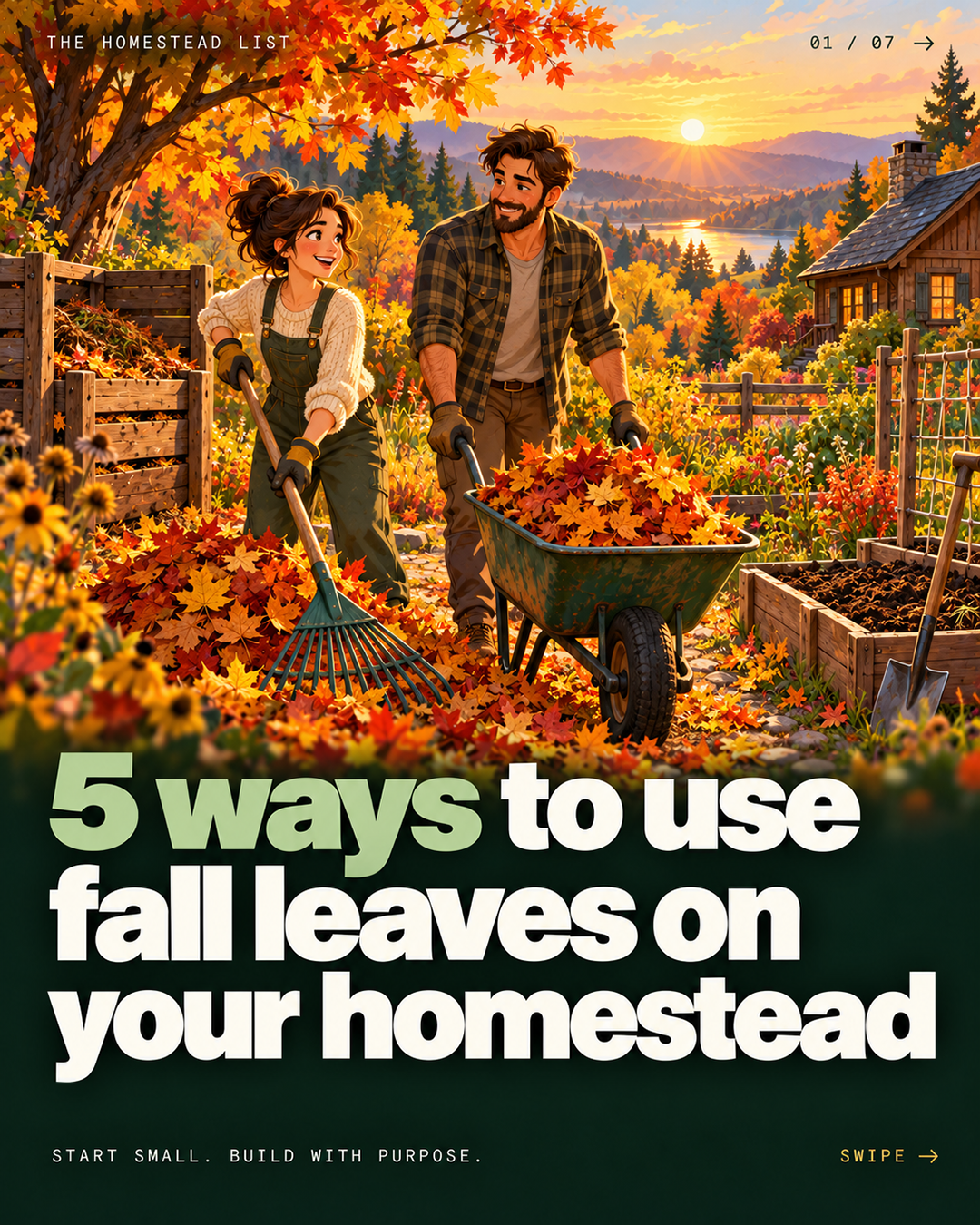 5 Ways to Use Fall Leaves on Your Homestead