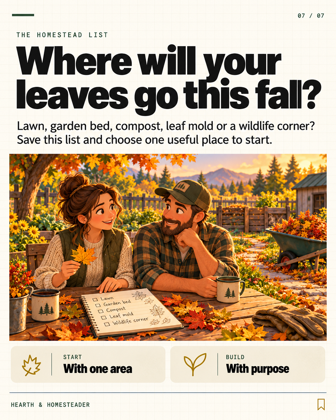 5 Ways to Use Fall Leaves on Your Homestead — closing question